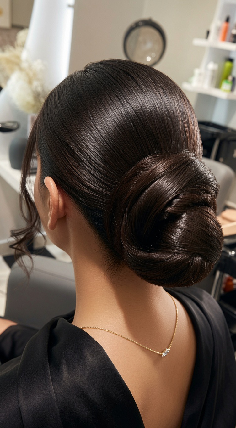 Elegant hair styling at 22 Shades Beauty Lounge